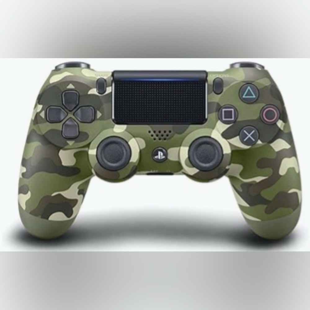 🌙 B6 - Sony Playstation DualShock 4 Wireless Controller - Green Camouflage